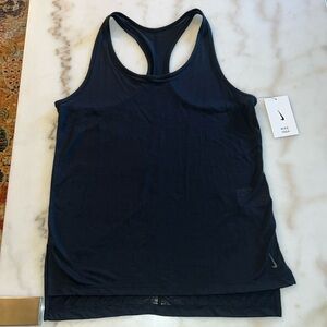 Black Nike Dri-fit Racerback Tank NWT! Size medium